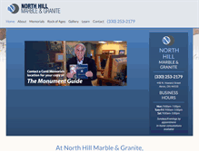 Tablet Screenshot of northhillmarbleandgranite.com